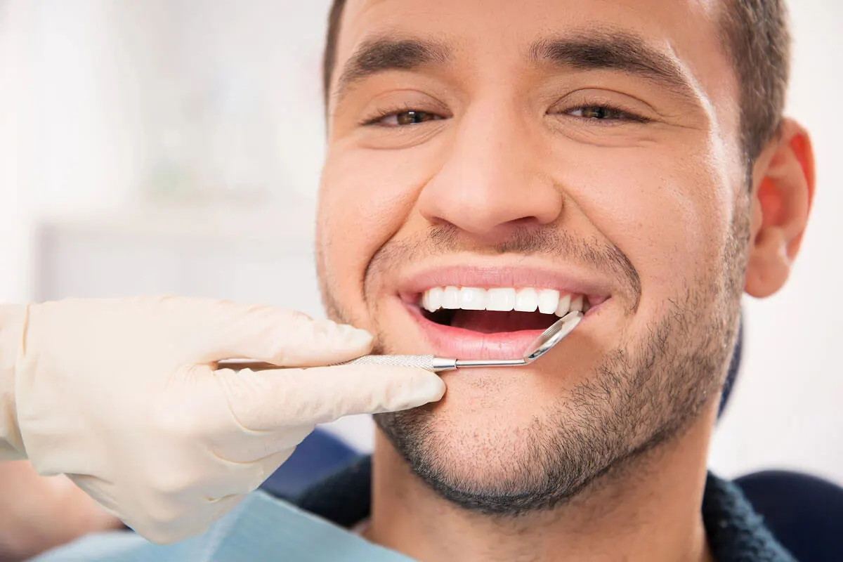 patient getting dental care at Crown Point dental office Beacon Hill Dental