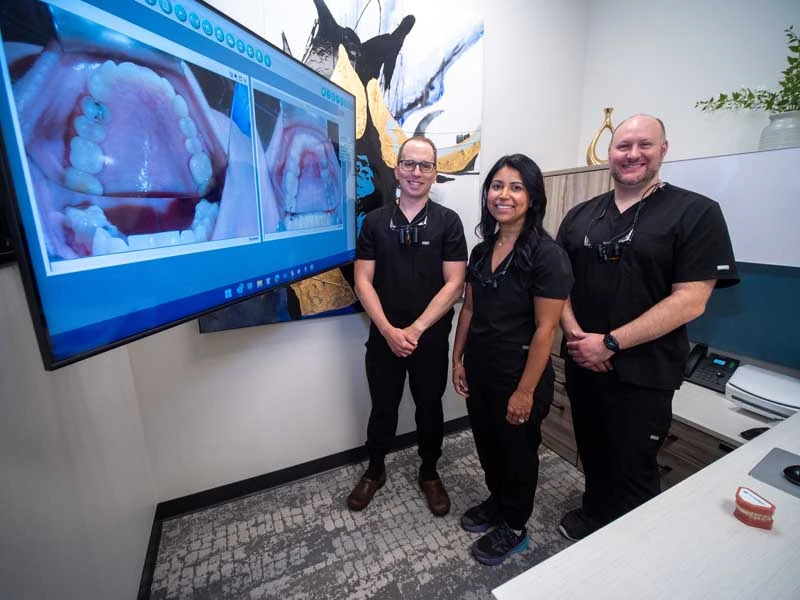 The dental team at Beacon Hill in Crown Point IN