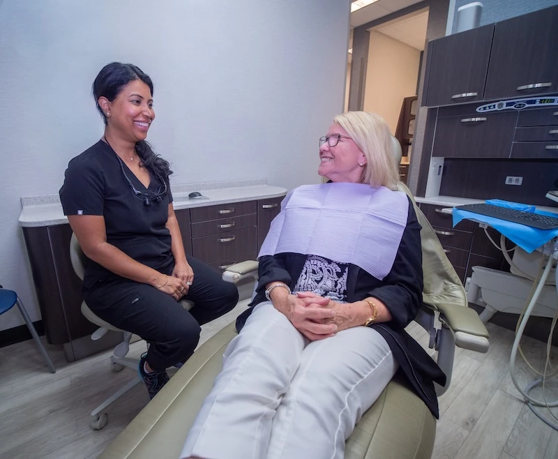 Patient discussing sedation options at Beacon Hill Dental in Crown Point, IN